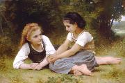 William-Adolphe Bouguereau The Nut Gatherers oil painting reproduction